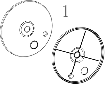 Wheel Dust Cover 11 Inch Diagram and Parts List for SC500K (12AVP2KL710)(2023) Cub Cadet Lawn Mower